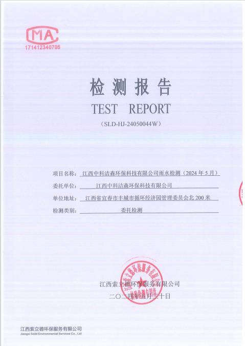 2024年雨水检测报告（5）
