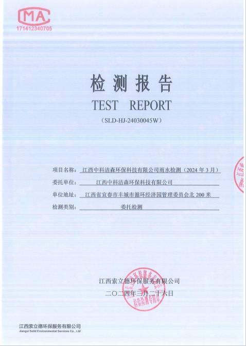 2024年雨水检测报告(0045w)
